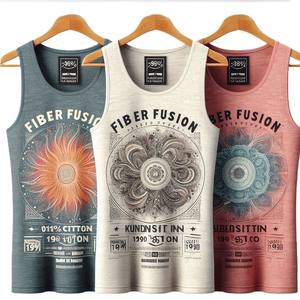 Camisetas sin mangas de algodón Premium con cuello en V, transpirables, cómodas, exclusivas, estampados personalizados, precio competitivo, entrenamientos, salidas de Club - Product Image 4