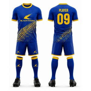 Camiseta de Fútbol para Hombre, Cuello Redondo, Sublimada, Manga Corta, Elástica en Cuatro Direcciones, Transpirable, Ecológica, Ajuste Atlético - Product Image 1