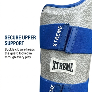 Custom Logo Baseball Shin Guard Non-Slip Ankle Strap Softball Shin Guard Youth Adult Sports Catcher Training Sports Equipment - Product Image 4