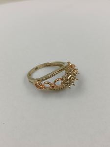 18K lujo nuevo diseño oro sólido fino montaje joyería anillos Ghat rodio plateado para ajuste de diamante natural para la fiesta de boda - Product Image 5