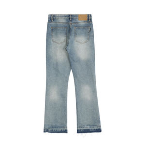 Pantalon en jean droit de haute qualité, respirant, écologique, coupe confortable, tissu en coton durable, pour un usage quotidien décontracté - Product Image 2