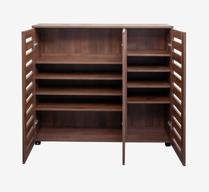 Porte-bagages en bois massif de qualité supérieure avec étagère à chaussures pour la maison et l'hôtel, meuble de rangement pour chaussures pour l'entrée de la maison - Product Image 3