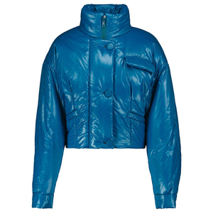 <b>Puffer</b> <b>Jacket</b> <b>Crop</b> Top Embroidered for Women Cold Weather <b>Jacket</b> With Full Customization on Trending - Product Image 1