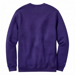 Sudadera con Capucha para Hombre, Corte Regular, Color Morado Real, para Otoño, Forro Polar Grueso, Manga Larga, Estilo Formal, Prenda Lisa para Otoño, Servicio OEM - Product Image 2