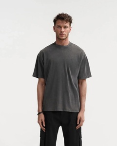 Camiseta Casual de Hombre 100% Algodón, Estilo Oversize con Lavado Ácido, Tendencia 2026, Calidad Premium, Venta al Por Mayor - Product Image 6