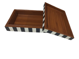 Best Artisan Handmade Crafted Bone Inlay Jewellery <b>Box</b> Wooden <b>Keepsake</b> Organizer with Elegant Floral Inlay Design at low prices - Product Image 3