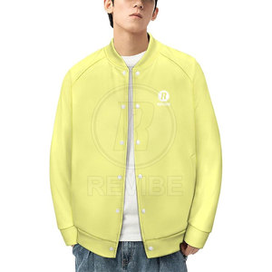 Custom Logo Front Letterman <b>Jacket</b> Best Selling 100% Cotton Winter High Quality Eco-Friendly & Breathable - Product Image 3