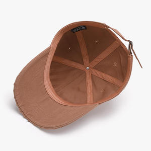Casquettes de baseball vintage en coton délavé à 6 panneaux de haute qualité pour hommes, style papa, en denim, avec support de logo brodé personnalisé – Vente en gros 2026 - Product Image 3