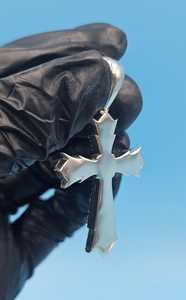 Pendentif Croix en Moissanite, Bijou Chrétien Religieux, Pendentif Hip Hop Iced Out en Argent 925, Cadeaux Baptismistes - Product Image 3