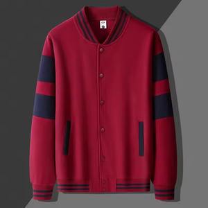 Vestes de baseball pour hommes sur mesure à prix avantageux avec logo brodé personnalisé - Product Image 4