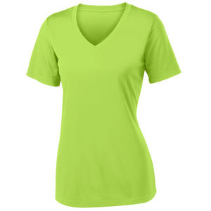 Nueva Llegada, Camiseta de Cuello Redondo y Manga Corta para Mujer, Tallas Grandes, Logotipo Personalizado, Fábrica de Bangladesh, Camiseta de Algodón Lisa al por Mayor - Product Image 2