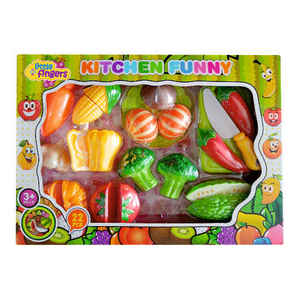 Jouet de découpe de légumes en plastique LFT 1204 Play Food - Product Image 1
