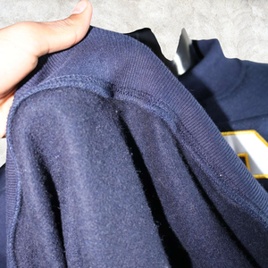 UCSB Letter Crew <b>Neck</b> Sweatshirt Custom Heavyweight <b>Mock</b> <b>Neck</b> Pullover Sweatshirt Cotton Fleece Oversized Streetwear Men OEM ODM - Product Image 5