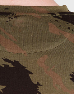 Camiseta de Manga Corta con Estampado de Camuflaje para Hombre, Corte Ajustado, Cuello Redondo, Transpirable, Tejido de Poliéster, Ropa Casual, 180 g - Product Image 6