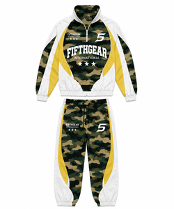Trending Windbreaker Tracksuit Set Full Sleeve Half-Zip Sporty Design Breathable <b>Polyester</b> Adult Unisex Autumn - Product Image 5