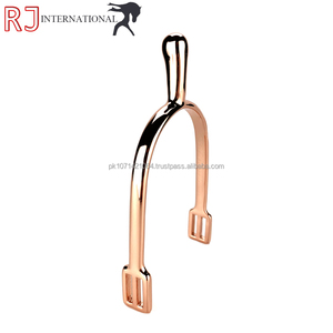 Nouveauté 2026 : Éperons de haute qualité en acier inoxydable pour homme, durables, pour l'équitation anglaise, modèle ENGLISH ROSE GOLD SPURS, en ensemble complet - Product Image 2