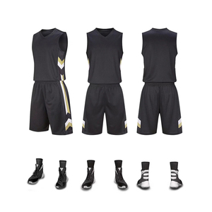 Custom Orange Basketball Uniform Set Sleeveless V-Neck Jersey Matching Shorts Sublimated Print Moisture Wicking <b>Athletic</b> Wear - Product Image 3