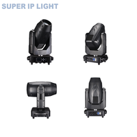 Projecteur mobile 3-en-1 Beam Spot Wash 500W IP20 avec boîtier en plastique pour éclairage de scène