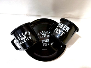 Plato de Cena de Acero al Carbono Esmaltado, Personalizable con Eslogan, Color Vintage, Impresión Duradera, Libre de BPA, Apto para Lavavajillas, Ideal para Picnic, Superventas - Product Image 4