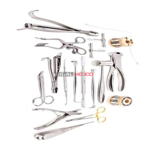Ensemble d'instruments chirurgicaux orthopédiques vétérinaires de qualité supérieure en acier inoxydable allemand, kit d'outils manuels pour la chirurgie osseuse - Product Image 6