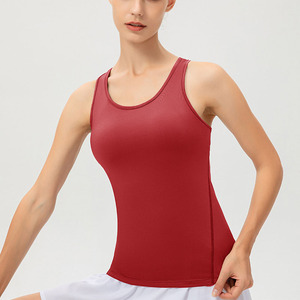 เสื้อกล้ามผู้หญิง แบรนด์ Back Women Lady  ผ้าคอตตอนหนา ทรงวินเทจ ซักแล้ว ทรงเข้ารูป สั้น - Product Image 1