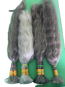 Extensiones de cabello humano sin procesar y virgen indio 100% a granel a precio de fábrica mayorista de la India - Product Image 5