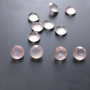 Piedras Preciosas Red Mountain Gems, Corte Brillante Redondo de 10 mm, Color Rosa Natural, Piedra Preciosa Suelta de la Mejor Calidad para Joyería - Product Image 3