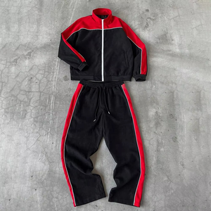 Unisex Winter Eco-Friendly Solid <b>Tech</b> Tracksuits Acid <b>Wash</b> Printed Streetwear Zipper Fly Windbreaker Set Lightweight Activewear - Product Image 1