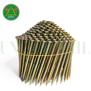 Clous en bobine galvanisés de 3 po x 0,120, 4500 pièces, à 15 degrés, à tige lisse/vis, pour la fabrication de palettes, pour pistolet à clous pneumatique - Vente en gros - Product Image 3