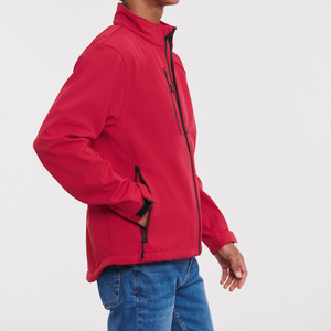 Veste softshell pour homme, imperméable, coupe-vent, doublée de polaire, fermeture éclair intégrale, capuche, manteau chaud pour les sports de plein air, la randonnée, le travail et l'hiver - Product Image 3