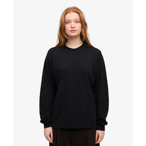 Camiseta de manga larga sin costuras de punto fino para mujer, nueva, al por mayor, estilo ajustado, 100% algodón, manga completa - Product Image 1