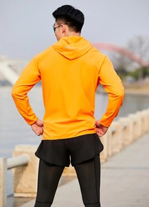 High Quality <b>Lightweight</b> Full Zip <b>Running</b> <b>Jacket</b> Track <b>Jacket</b> Custom Made Polyester Spandex Wind <b>Jacket</b> With Reflective Tape - Product Image 3