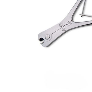 Coupe-fil orthopédique à double action pour fils TC, coupe maximale 1,6 mm, en acier inoxydable, coupe-os chirurgical à mâchoires angulées, kit orthopédique - Product Image 5