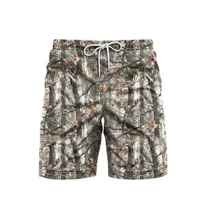 Shorts cargo en toile respirante pour homme, imprimé camouflage, décontractés, longueur genou, pour la chasse - Product Image 6