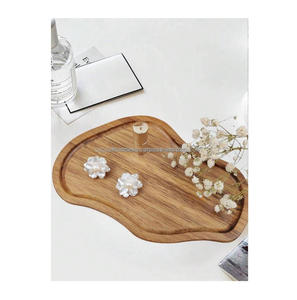 Popular Eco Conscious <b>Wooden</b> Tea Coffee Serving Tray Handmade <b>Rustic</b> Design Customizable Sizes Perfect for Dining Parties - Product Image 1