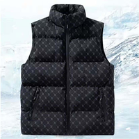 Veste de sublimation personnalisée tendance en gros pour hommes, veste matelassée à bulles, gilet d'hiver, fabricants professionnels de gilets matelassés