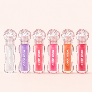 Wholesale Long Lasting Liquid Mineral <b>Mirror</b> Glow <b>Crystal</b> Lip Glam Tint Non Sticky Custom Lip Gloss <b>with</b> logo - Product Image 4