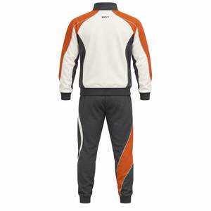 Premium Custom <b>Men</b>’s Color Block Tracksuit Full Zip Jacket Jogger Pants Athletic Sportswear <b>Set</b> OEM - Product Image 6
