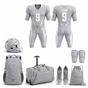 Uniforme de Fútbol Americano Personalizado Premium de Poliéster para Hombre, Duradero, Ligero y de Alta Calidad para Entrenamiento, Juegos y Competencia - Product Image 1