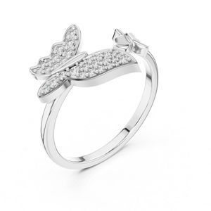 แหวนเพชรทรงกลมทองคำ 14K สำหรับผู้หญิง |   ชุดทำงาน |   เพชรที่เพิ่งเพาะเลี้ยง - Product Image 4