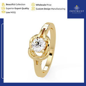 Leader dans la fourniture d'anneaux solitaires en diamant en argent sterling 925 faits à la main, de qualité éprouvée et très demandés, avec clarté VVS - Product Image 4