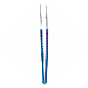 Pinces microchirurgicales en titane droites à pointe fine, légères et de précision pour la chirurgie ophtalmique, neurochirurgicale et microchirurgicale - Product Image 2