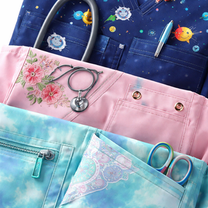 Ensembles de blouses médicales unisexes en coton tissé sur mesure en gros - Fabricant OEM offrant des réductions en gros avec emballage en carton pour l'exportation - Product Image 4