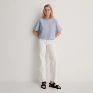 Camiseta de Manga Corta para Mujer, Diseño Profesional, Estilo Casual, Corte Holgado, Transpirable, Mezcla de Algodón y Poliéster, Nueva Colección de Verano - Product Image 3