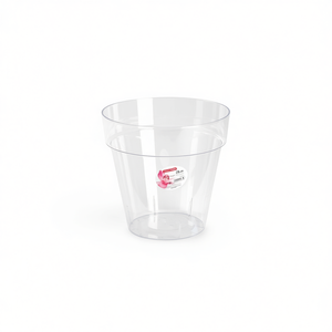 MACETA 20CM Transparente de Plástico para Plantas y Flores de Interior/Exterior - Product Image 1