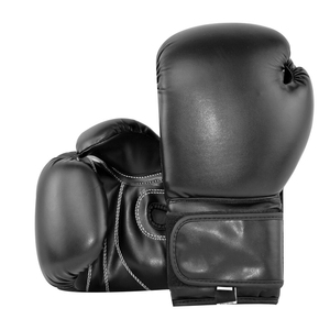 Gants de boxe d'entraînement professionnels en cuir PU avec logo personnalisé, fermeture à sangle de poignet réglable, tailles personnalisées - Vente chaude - Product Image 2