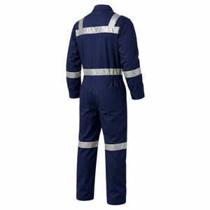 Combinaison de travail réfléchissante pour hommes, polyester, sécurité, haute visibilité, usage industriel, tenue de travail, uniforme de sécurité - Product Image 4