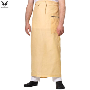 Izar Lungi para Hombre, Color Liso, Tejido Transpirable de Mezcla de Algodón, Prenda Tradicional Islámica, Ropa Musulmana de Alta Calidad - Product Image 2