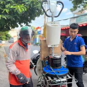 เครื่องขัดพื้นอุตสาหกรรมไฟฟ้า Karva 17A กำลัง 1.5 แรงม้า ทำจากสแตนเลส ขนาด 17 นิ้ว พร้อมฟังก์ชั่นขัดเงาและเจียร  สายเคเบิลยาว 13 เมตร - Product Image 4