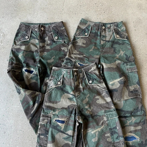 Pantalones Personalizados para Hombre con Estampado de Camuflaje, Anchos, Holgados, Casuales, Transpirables, 100% Algodón, Lona Tejida Ecológica - Product Image 3